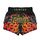 Muay Thai Shorts Fairtex Volcano, Bekleidungsgrösse: L, Farbe: Orange
