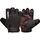 Gym Training Gloves T2 Half Red-L, Colour: Schwarz, Size: L