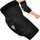 Hosiery Elbow Foam Black/White-M, Size: M, Colour: Schwarz