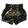 Short de Muay Thai Fairtex Black Marble, Taille: L, Couleur: Noir