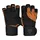 Gym Glove Micro Gray/Black Plus-XL, Size: L, Colour: Braun