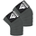 Gym Knee Wraps K1, Size: One Size, Colour: Grey