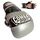 Combat Sports Max Strike MMA Training Gloves, Size: L, Colour: Silber