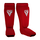 Hosiery Shin Instep Foam Red/White-M, Taglia: M, Colore: Rosso 