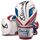Boxing Gloves 8 Weapons Shift White Navy Red 10oz, Colour: Weiss, OZ: 10oz