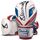 Boxing Gloves 8 Weapons Shift White Navy Red 14oz, Colour: Weiss, OZ: 14oz