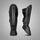 PU Shin Guards Brave Art Black M, Size: M, Colour: Schwarz