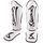 Kids Shin Guards 8 WEAPONS – White/Black – L/XL – Unlimited 2.0