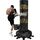 Sacco boxe autoportante bersaglio + guanti – Oro, Colore: Oro, Lunghezza: 1.8m