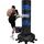 Sacco boxe autoportante bersaglio + guanti – Blu, Colore: Blu, Lunghezza: 1.8m