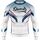 8 WEAPONS Rashguard, L/S, Shift, white-navy-red, XL, Taglia: XL, Colore: Bianco