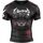 T-shirt de compression à manches courtes Samurai 2.0, Taille: L, Couleur: Noir