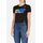 Cropped T-Shirt W/ Prints, Taglia: S, Colore: Nero