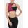 Double Layers Sport Bra, Taglia: L, Colore: Nero
