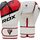 Gants de boxe RDX F7 Ego – Blanc/Rouge – 16oz, Couleur: Rouge, oz: 16oz