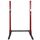 Station rack / cage à squat musculation en acier GladiatorFit | Rouge 180 CM