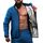 Tenue de Sudation C1 Pour la Perte de Poids, Taille: 2XL, Couleur: Bleu