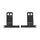 Handgrips Handschuhe crosstraining zwei Finger Kunstleder | M, Bekleidungsgrösse: M, Farbe: Schwarz