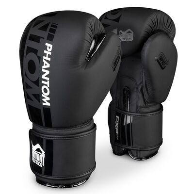 Boxhandschuhe APEX, Farbe: Schwarz, OZ: 16oz