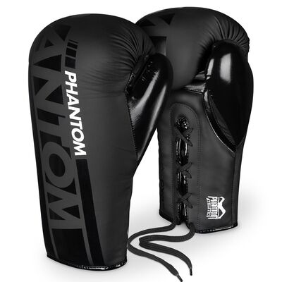 Boxhandschuhe APEX - Schnürung, Farbe: Schwarz, OZ: 16oz