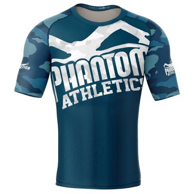 Rashguard Warfare, Taille: M, Couleur: Bleu