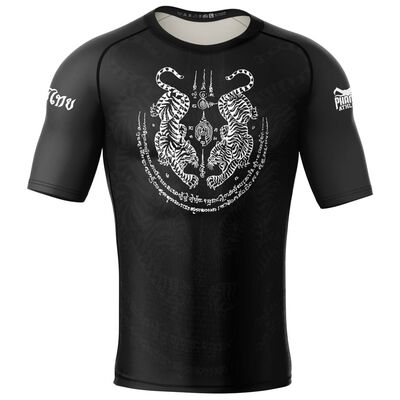 Rashguard Sak Yant, Taille: S, Couleur: Noir
