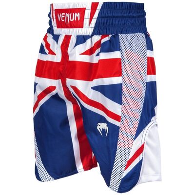 Venum Elite Boxing Shorts - UK - Blue/Red-White, Size: XS, Colour: Blue, Size: XS