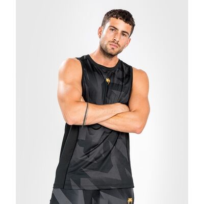 Venum Razor Dry Tech Tank Top - Black/Gold - S, Size: S, Colour: Schwarz