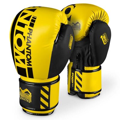 Gants de boxe APEX, Couleur: Jaune, oz: 10oz