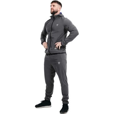 Tenue de Sudation H2 Pour la Perte de Poids, Taille: XXL, Couleur: Gris