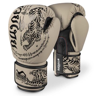 Phantom Gants de Boxe Muay Thai Sable 10 oz, Couleur: Beige, oz: 10oz