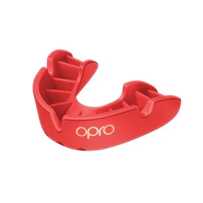 Mouthguard OPRO Bronze Adult – Red, Size: One Size, Colour: Rot