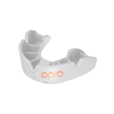 Mouthguard OPRO Junior Bronze – White, Size: One Size, Colour: Weiss