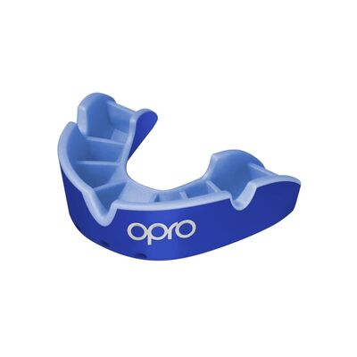 Mouthguard OPRO Silver Junior Dark – Blue/Blue, Size: One Size, Colour: Blue