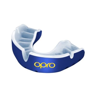 Mouthguard OPRO Gold Adult – Blue/Pearl, Size: One Size, Colour: Blue
