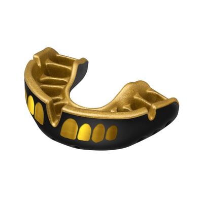 Mouthguard OPRO Gold Adult 10+ Gold Grillz, Size: One Size, Colour: Schwarz