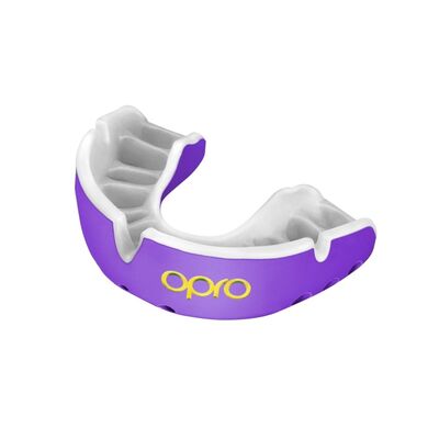 Mouthguard OPRO Gold Junior – Purple/Pearl, Size: One Size, Colour: Violett