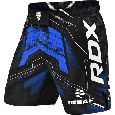 MMA Shorts IMMAF, Size: XXL, Colour: Blue