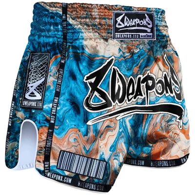 Muay Thai Shorts 8 WEAPONS Vivo Vertigo M, Size: M, Colour: Blue