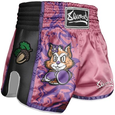 Kids Muay Thai Shorts 8 WEAPONS Jenny pink 4–6Y, Size: 4–6Y, Colour: Rosa