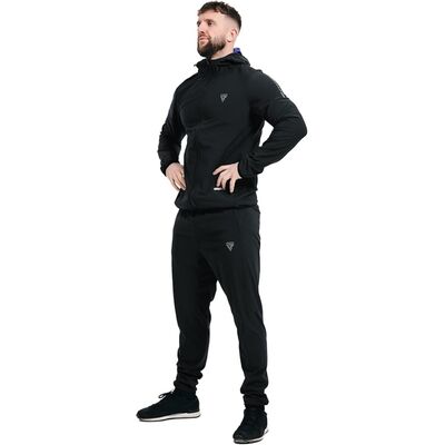 Tenue de Sudation H2 Pour la Perte de Poids, Taille: XXL, Couleur: Noir