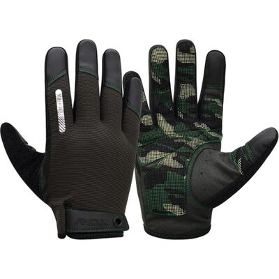 Gants de musculation T2 – Gants entiers, Taille: M, Couleur: Vert