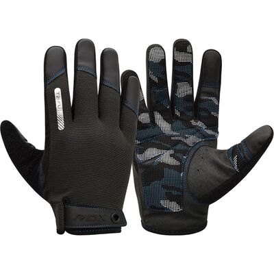 Gants de musculation T2 – Gants entiers, Taille: XL, Couleur: Bleu