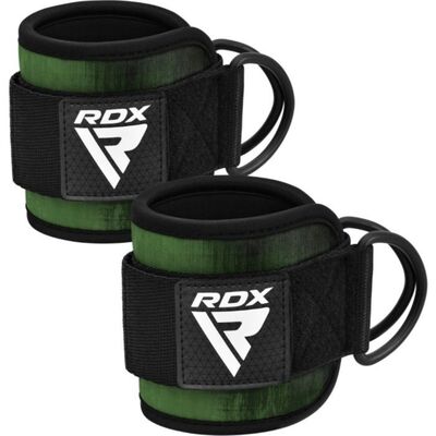 Ankle straps for cable machine – 1 pair, Size: One Size, Colour: Green