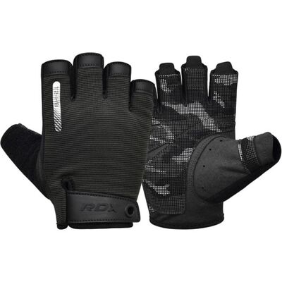 Gants de musculation T2 – Doigts coupés, Taille: S, Couleur: Noir