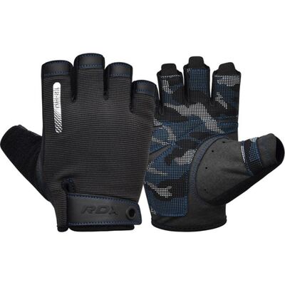 Gants de musculation T2 – Doigts coupés, Taille: M, Couleur: Bleu