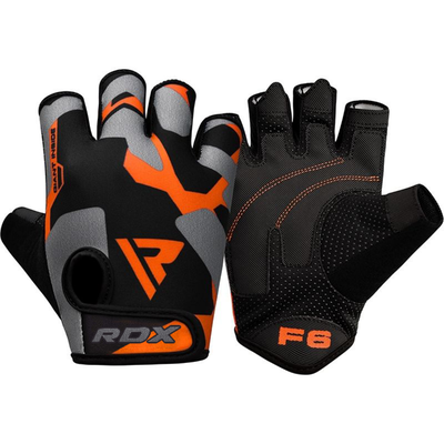 Gewichtheberhandschuhe, Bekleidungsgrösse: XXL, Farbe: Orange
