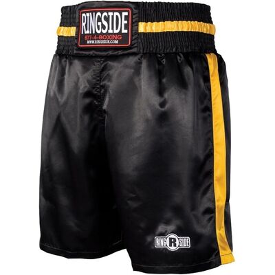 Ringside Pro Boxing Trunks, Size: S, Colour: Schwarz