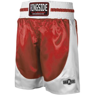 Ringside Pro Boxing Trunks, Size: L, Colour: Rot