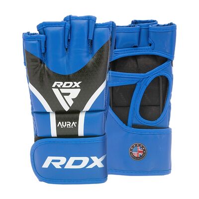 Gants de MMA Aura Plus T-17, Taille: M, Couleur: Bleu